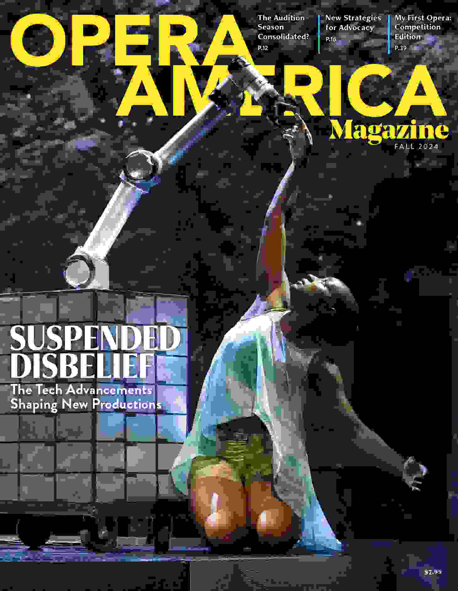 On the cover: Olivia Mozie in White Snake Project’s 2022 Cosmic Cowboy, by creator and librettist Cerise Lim Jacobs and composer Elena Ruehr (photo: Kathy Wittman)