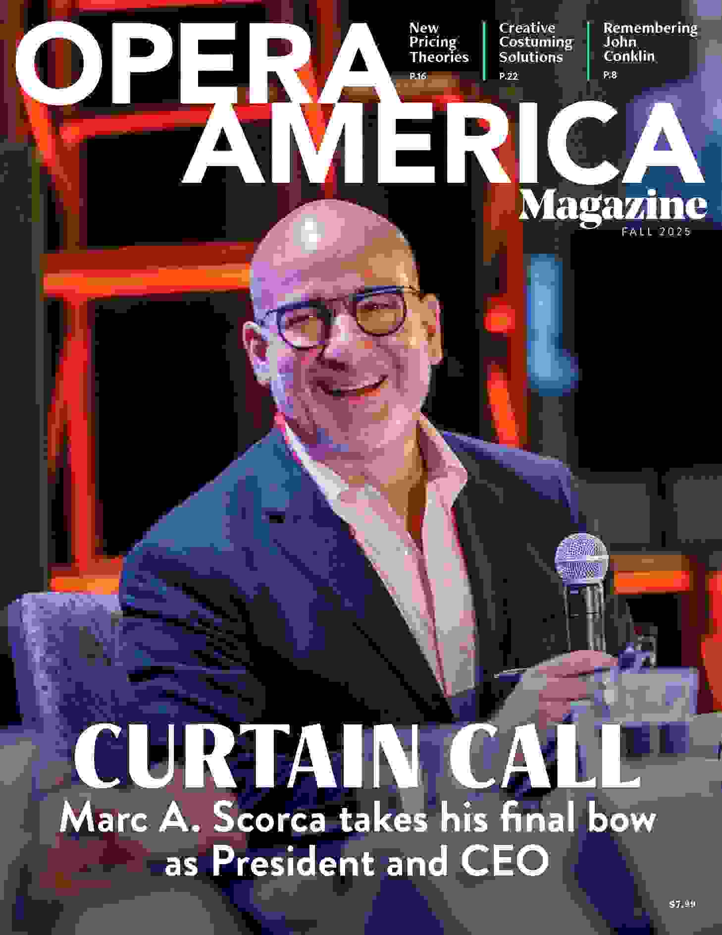 Marc A. Scorca, president/CEO of OPERA America, at Opera Conference 2023 in Pittsburgh (photo: David Bachman Photography)