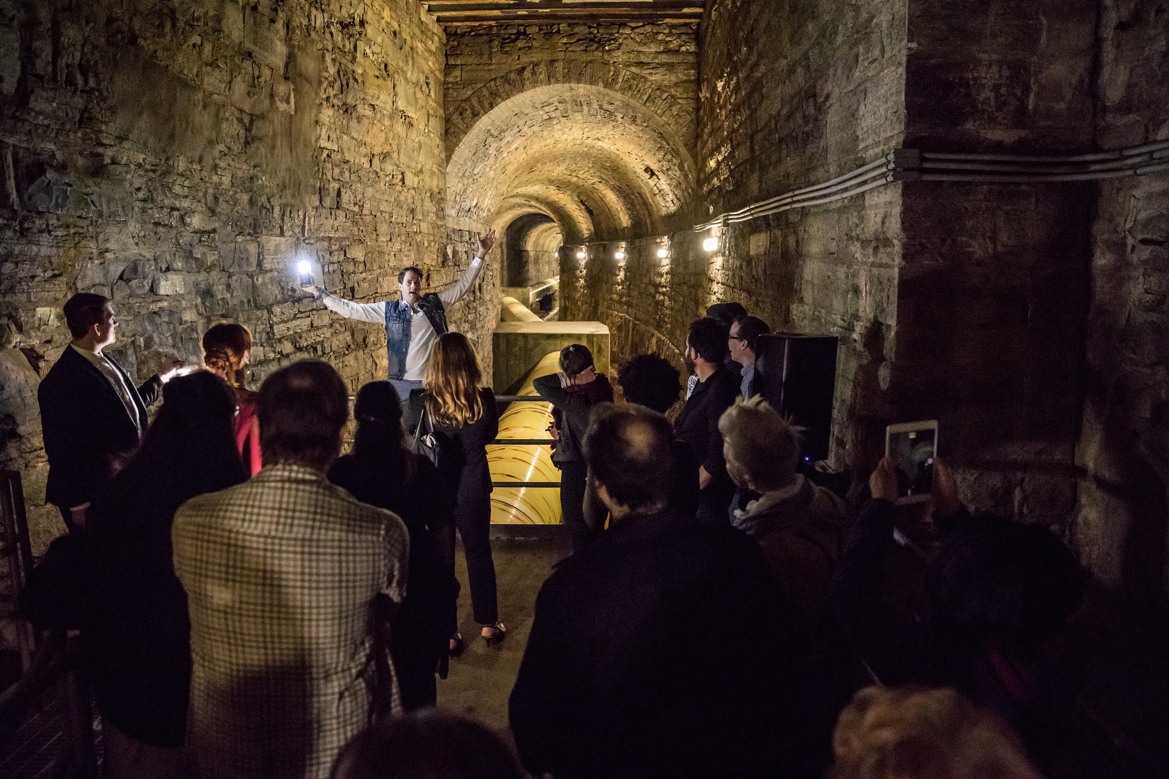 Out of the Box Opera’s 2019 Acis and Galatea at Minneapolis’ A-Mill Artist Lofts, with David Walton (photo: Dan Norman Photography)