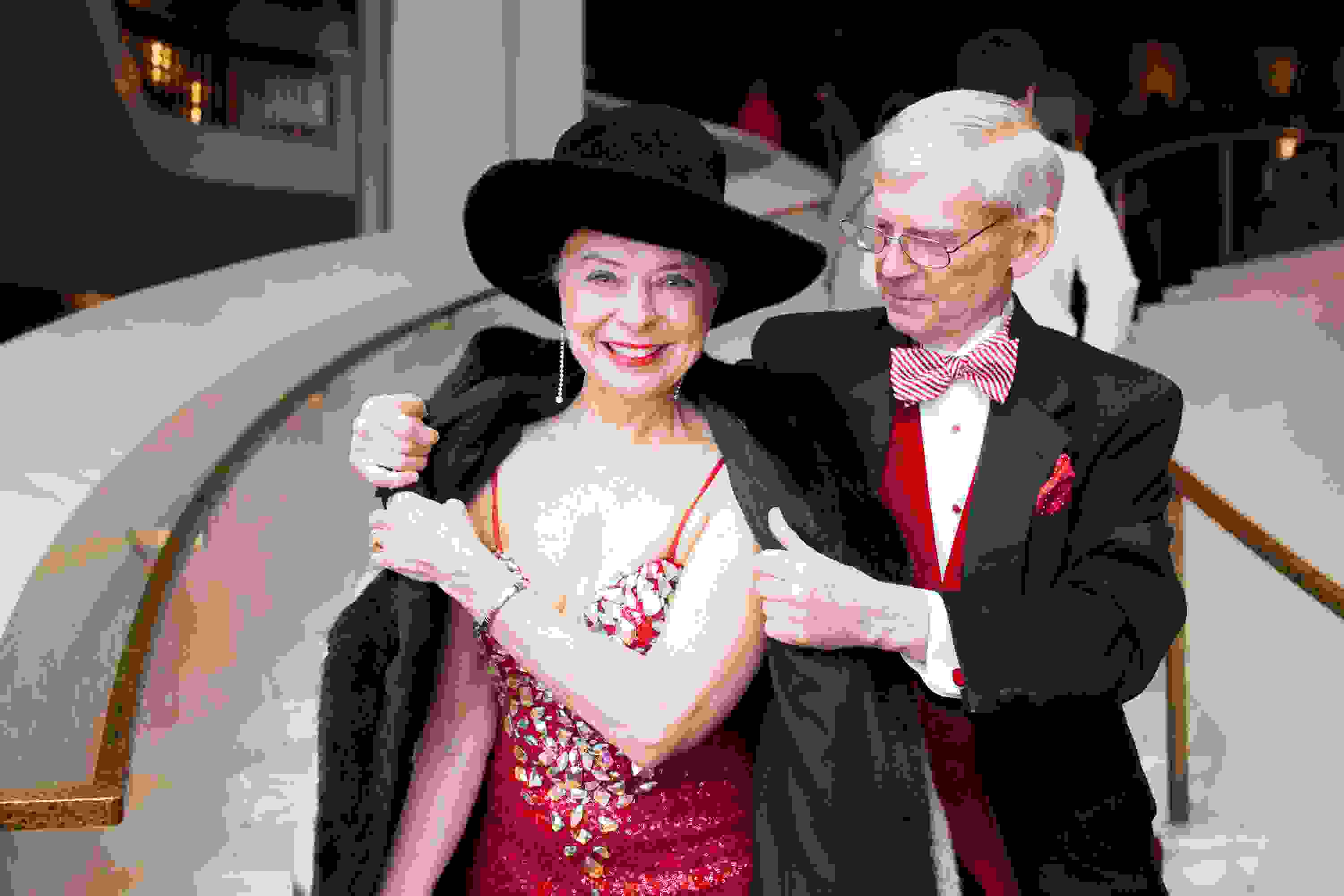 Cathy and Dick Soderquist at the Metropolitan Opera