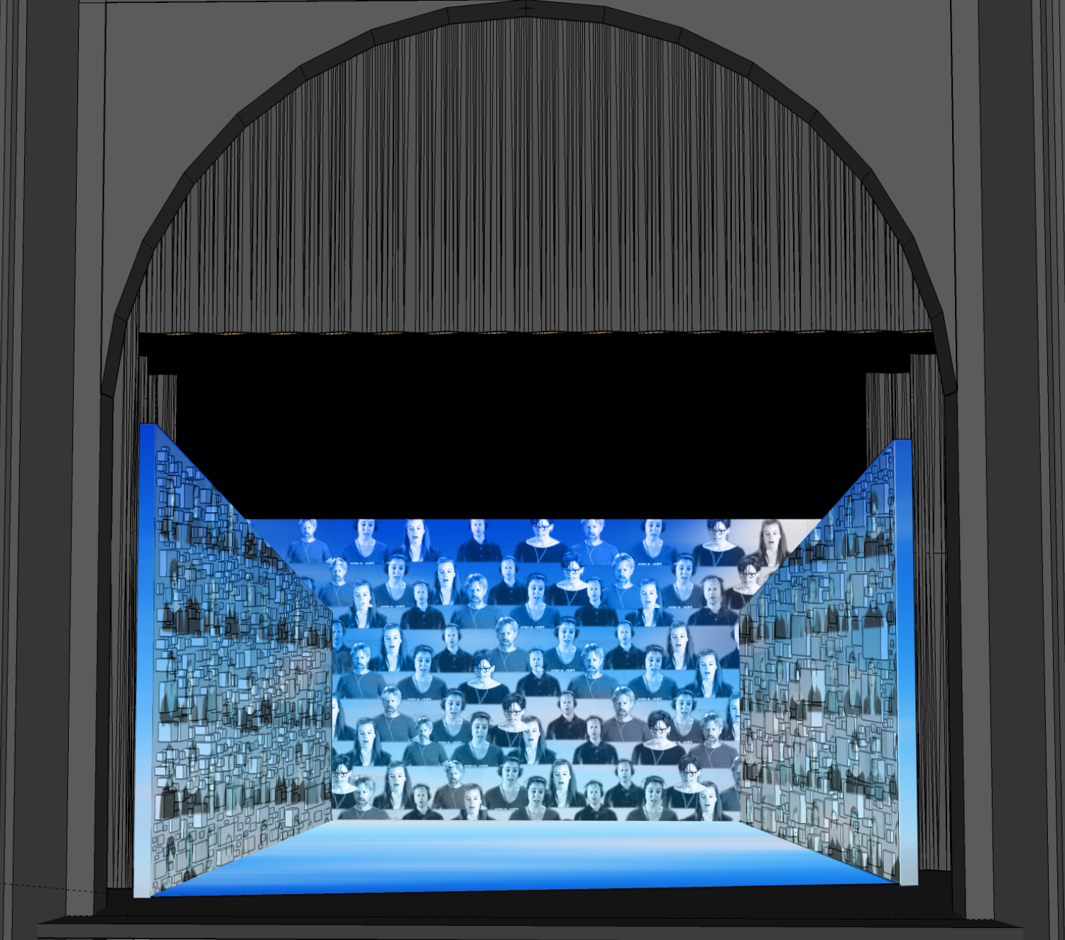 The virtual chorus for Opera Columbus' Orphée et Eurydice