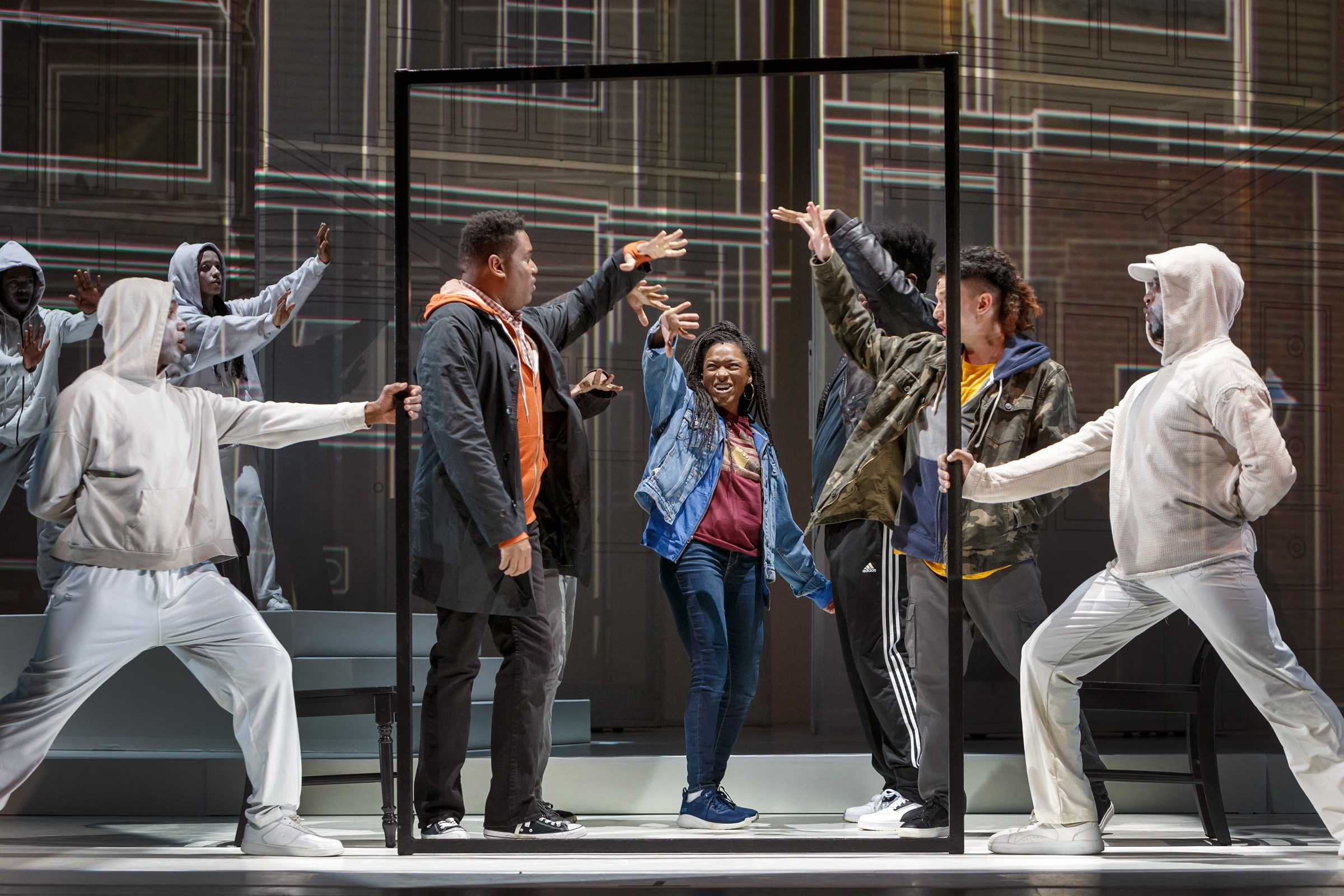 Pittsburgh Opera's 2023 production of We Shall Not be Moved, by Daniel Bernard Roumain and Marc Bamuthi Joseph (photo: David Bachman Photography)