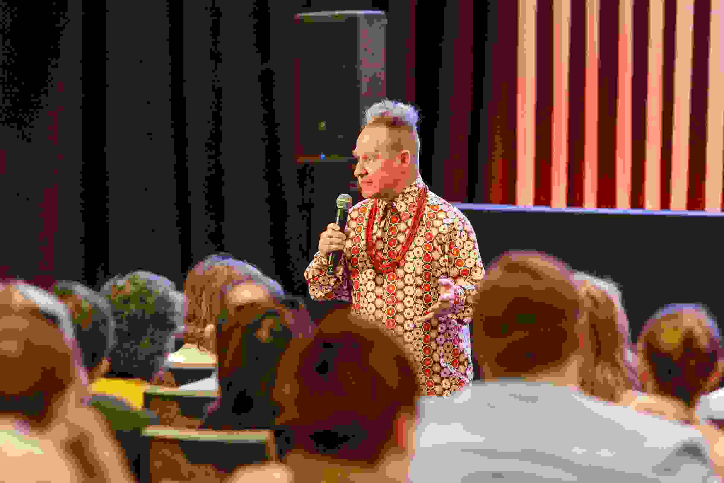 Director Peter Sellars delivered remarks at the Opening Session (photo: David Bachman Photography)