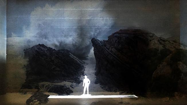 A scenic design for The Flying Dutchman