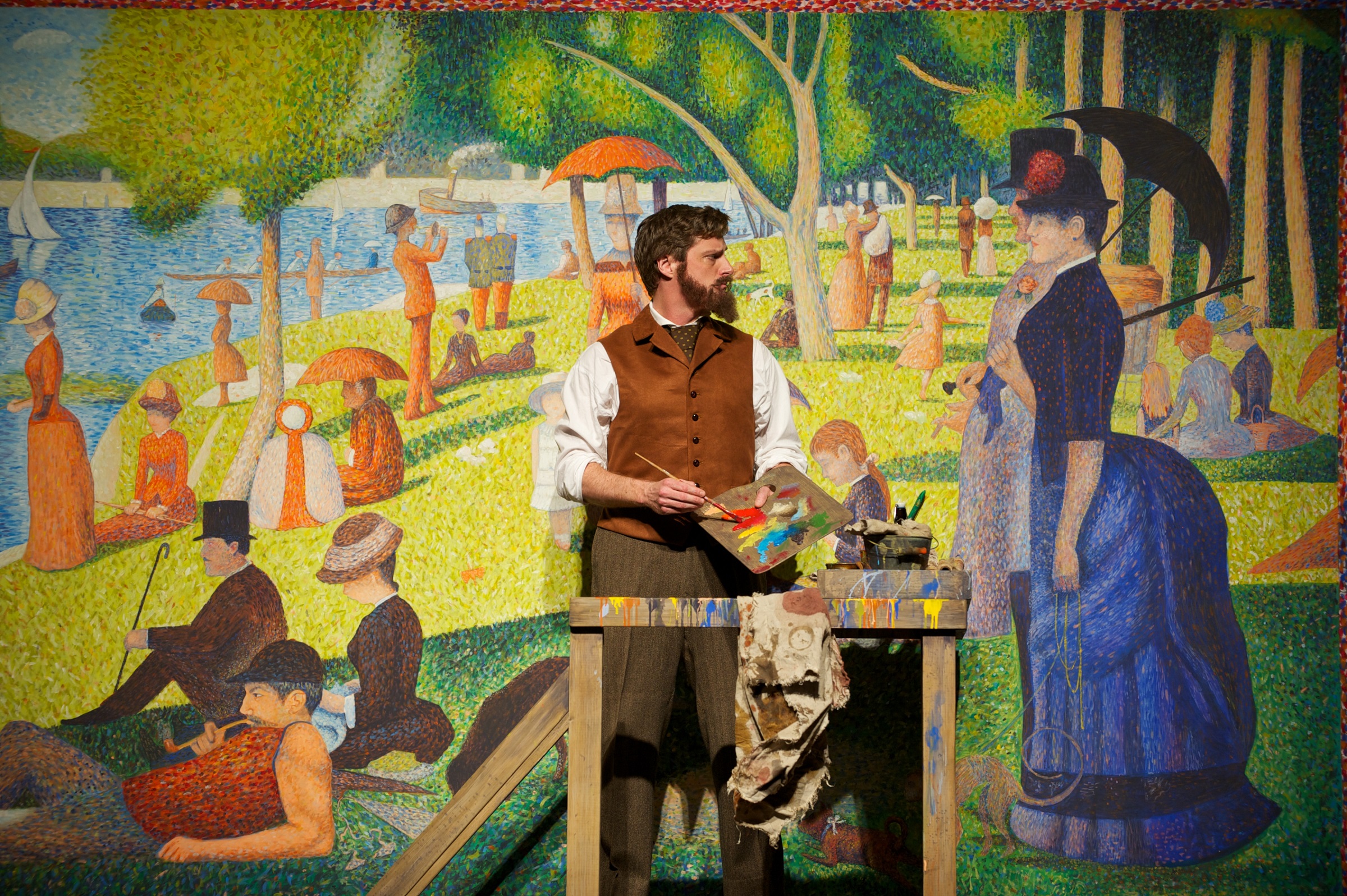 Sean Allan Krill in Skylight Music Theatre’s 2012 production of Sunday in the Park with George