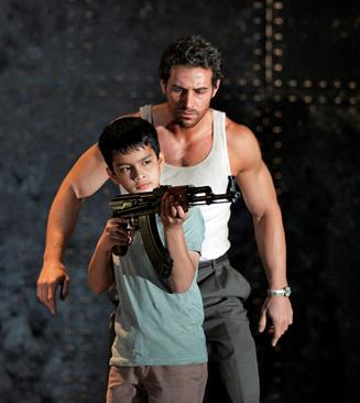Avirath Dodabele and Paul LaRosa in OTSL’s 2011 production of The Death of Klinghoffer