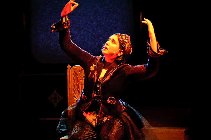 Kamala Sankaram in her opera Miranda at HERE in 2012
