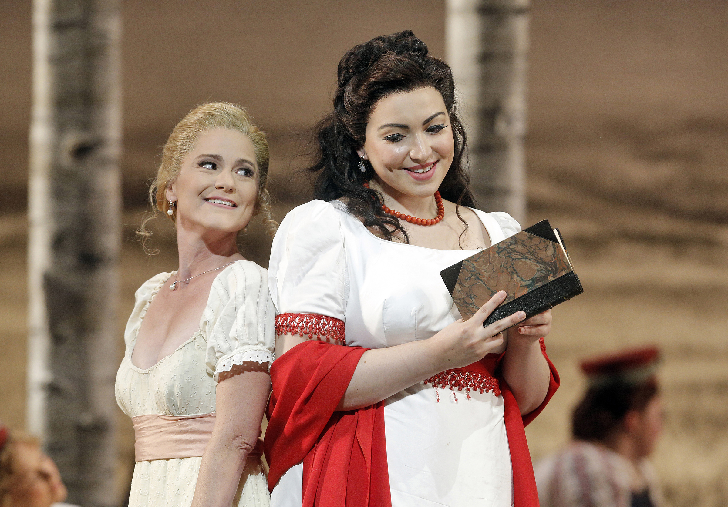 Megan Marino and Raquel González in Eugene Onegin at Lyric Opera of Kansas City
