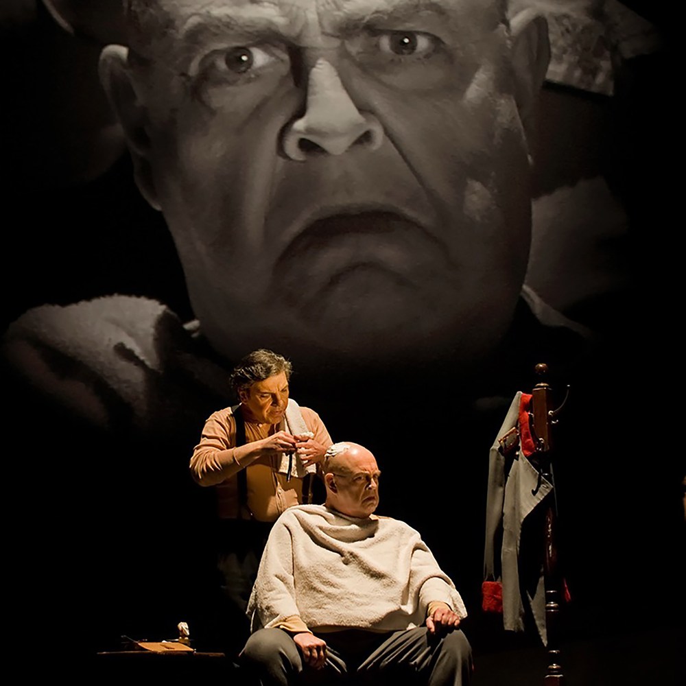 Bojan Knezevic and John Duykers in Opera Parallèle’s Wozzeck in January 2010