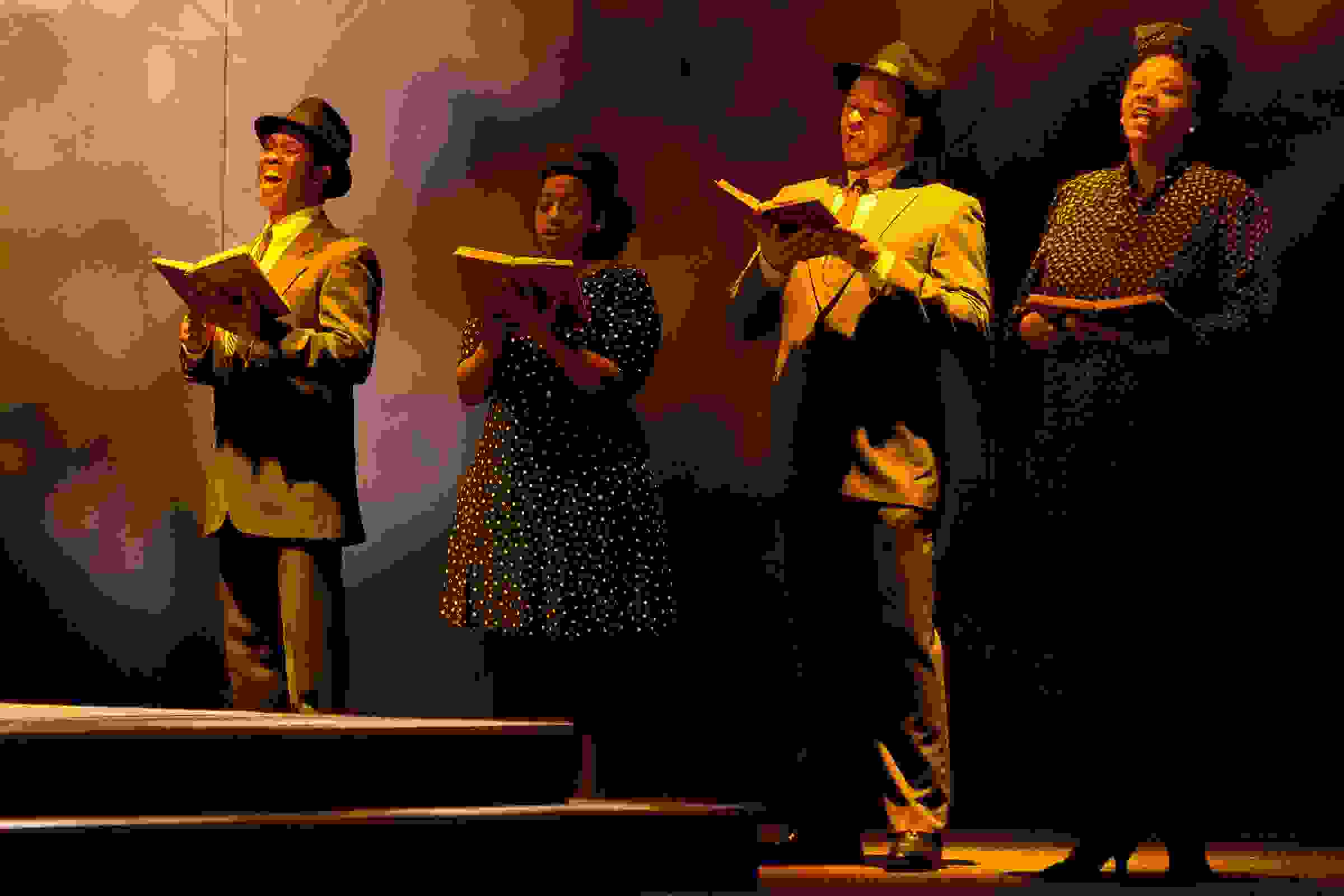 The gospel chorus in A Coffin in Egypt at Houston Grand Opera