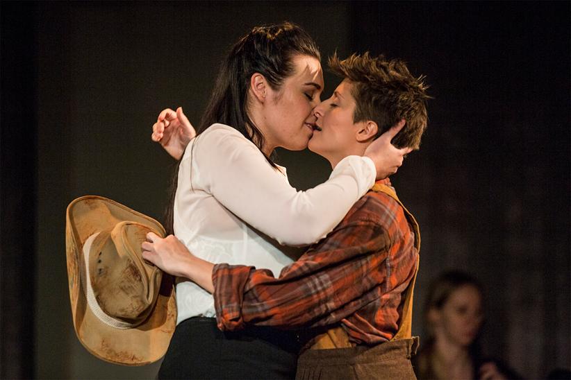 Paula Kimper Ensemble’s 2016 production of Patience and Sarah, with Nadia Petrella and Elsa Quéron