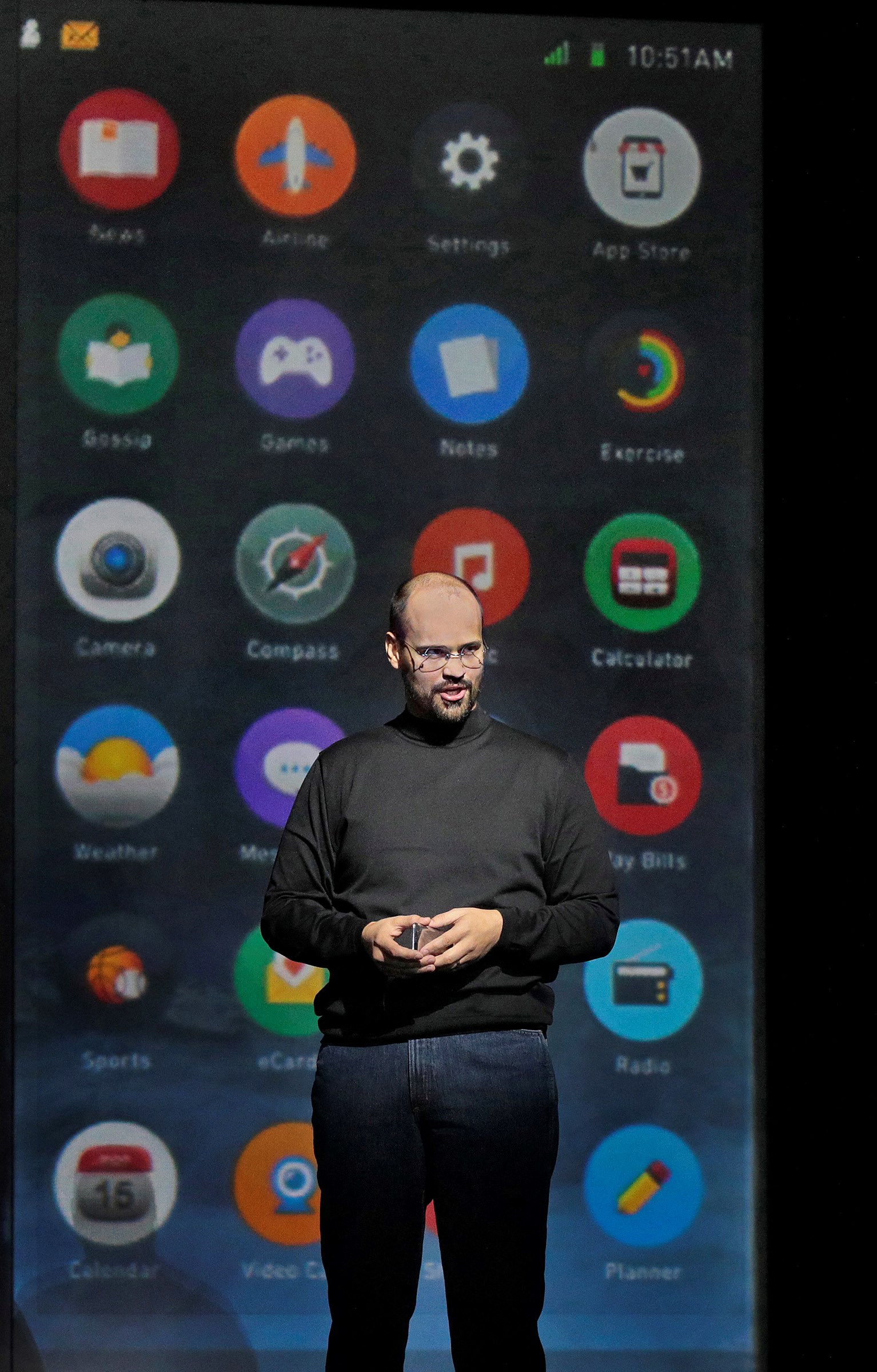 Edward Parks in The Santa Fe Opera’s world premiere of The (R)evolution of Steve Jobs
