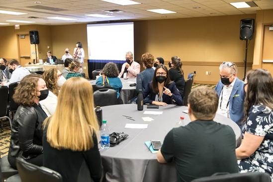 An active workshop at Opera Conference 2022 in Minneapolis, MN (photo: Dan Norman)