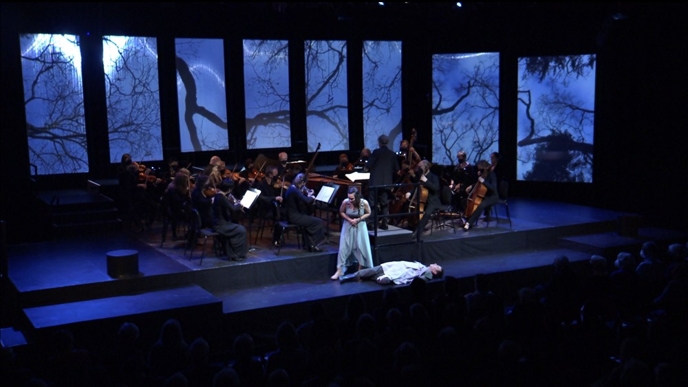 Boston Baroque’s Amadigi di Gaula, with Camille Ortiz and Anthony Roth Costanzo (photo: GBH Production Group)