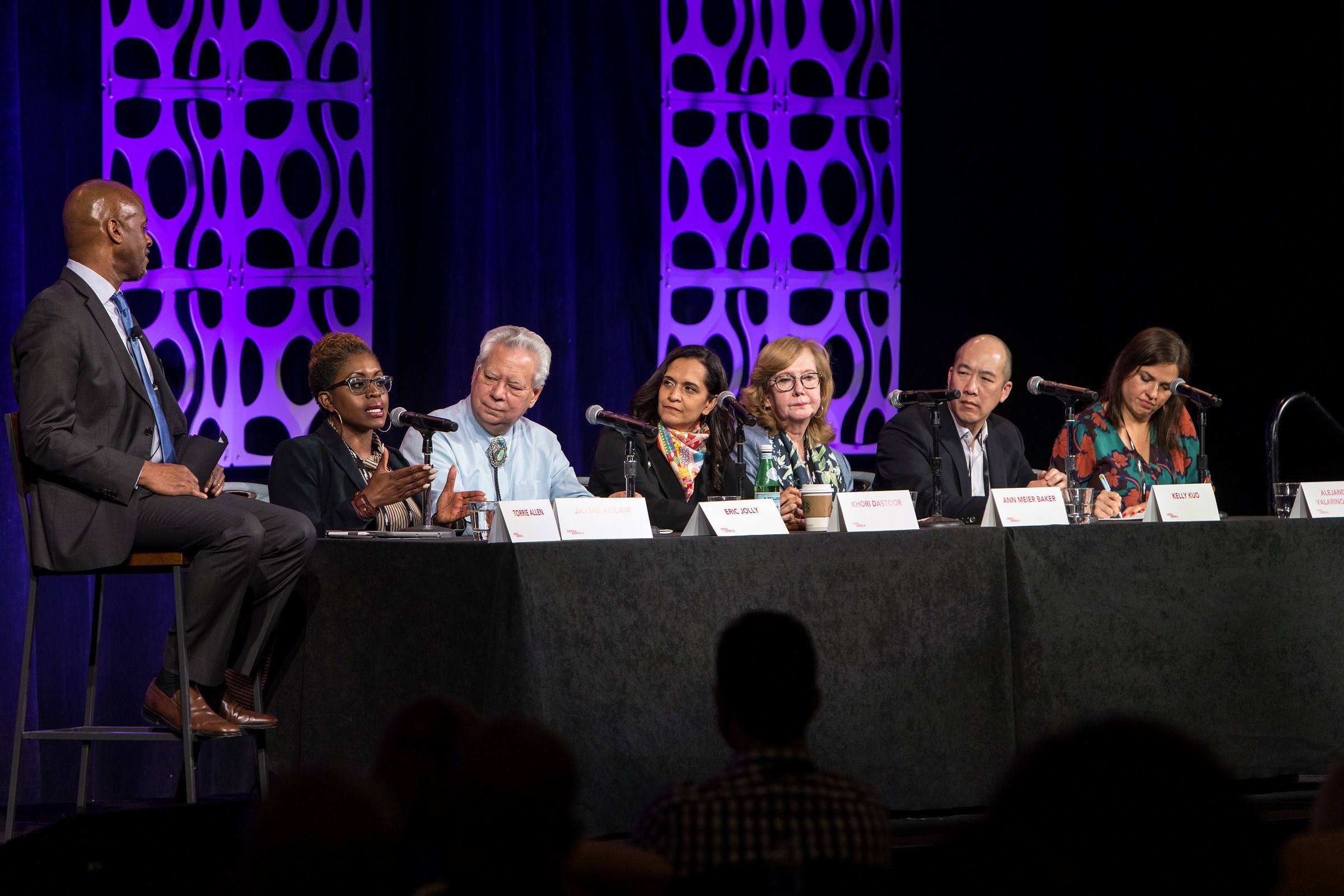 “Opera’s Mission for the 2020s,” a panel discussion at Opera Conference 2022, with Torrie Allen, Jayme Alilaw¸ Eric Jolly, Khori Dastoor, Ann Meier Baker, Kelly Kuo, and Alejandra Valarino Boyer