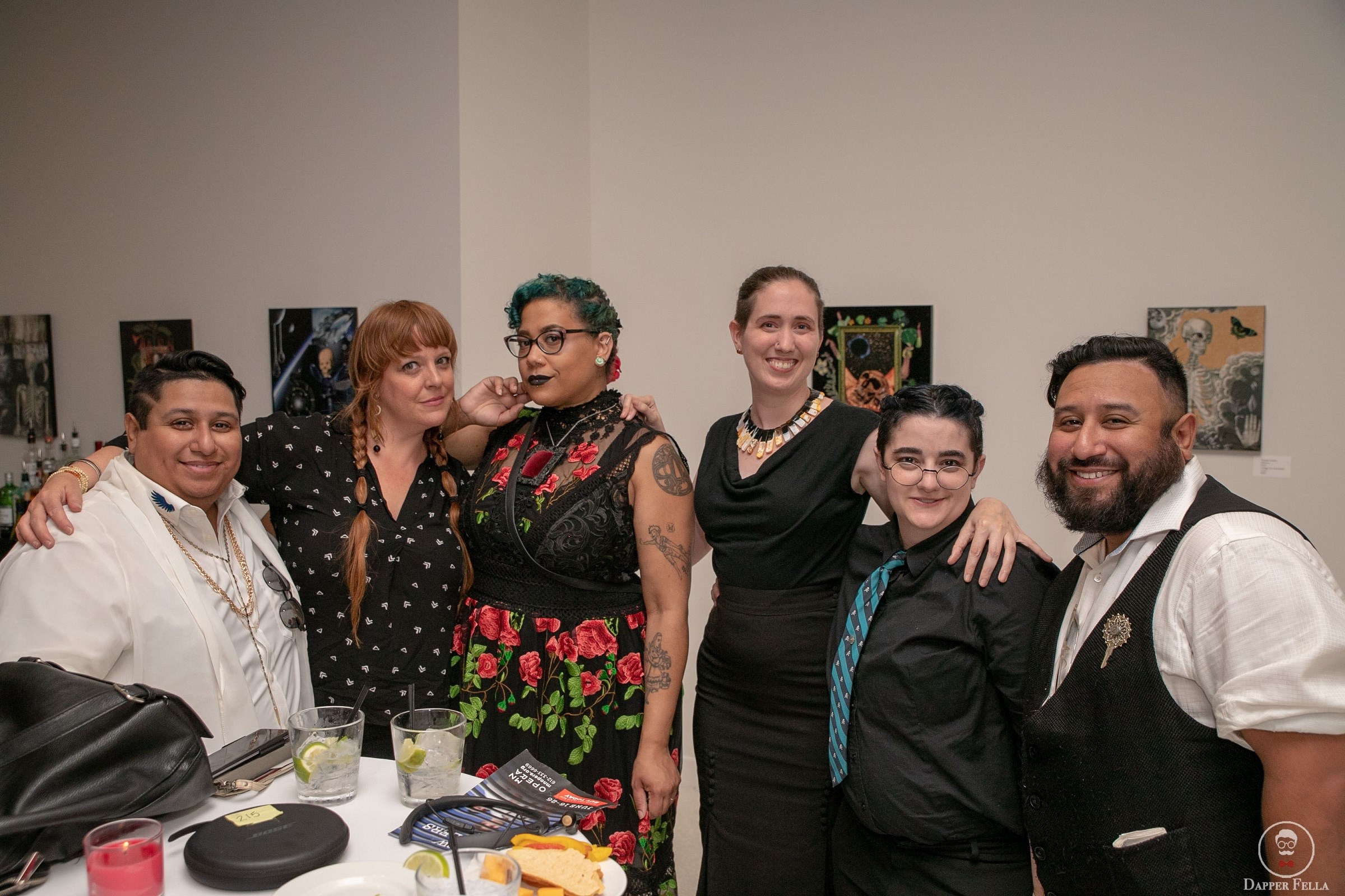 Minnesota Opera’s Tempo members at a Pride party (photo: Dapper Fellow)