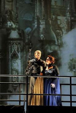 Greer Grimsley and Katharine Goeldner in Minnesota Opera’s Das Rheingold