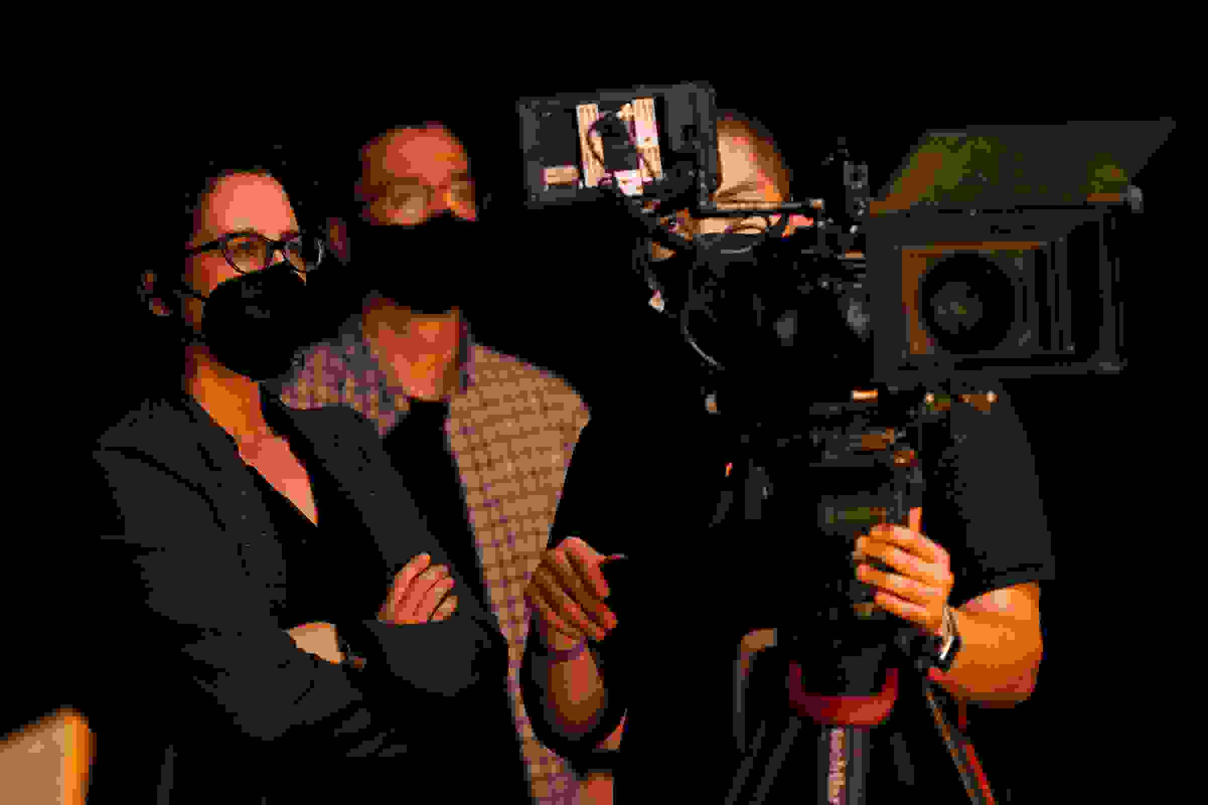 Director Crystal Manich filming The Copper Queen for Arizona Opera