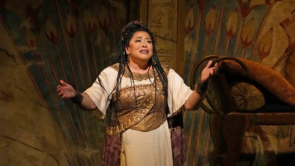 Michelle Bradley in Aida at the Met (photo: Ken Howard)