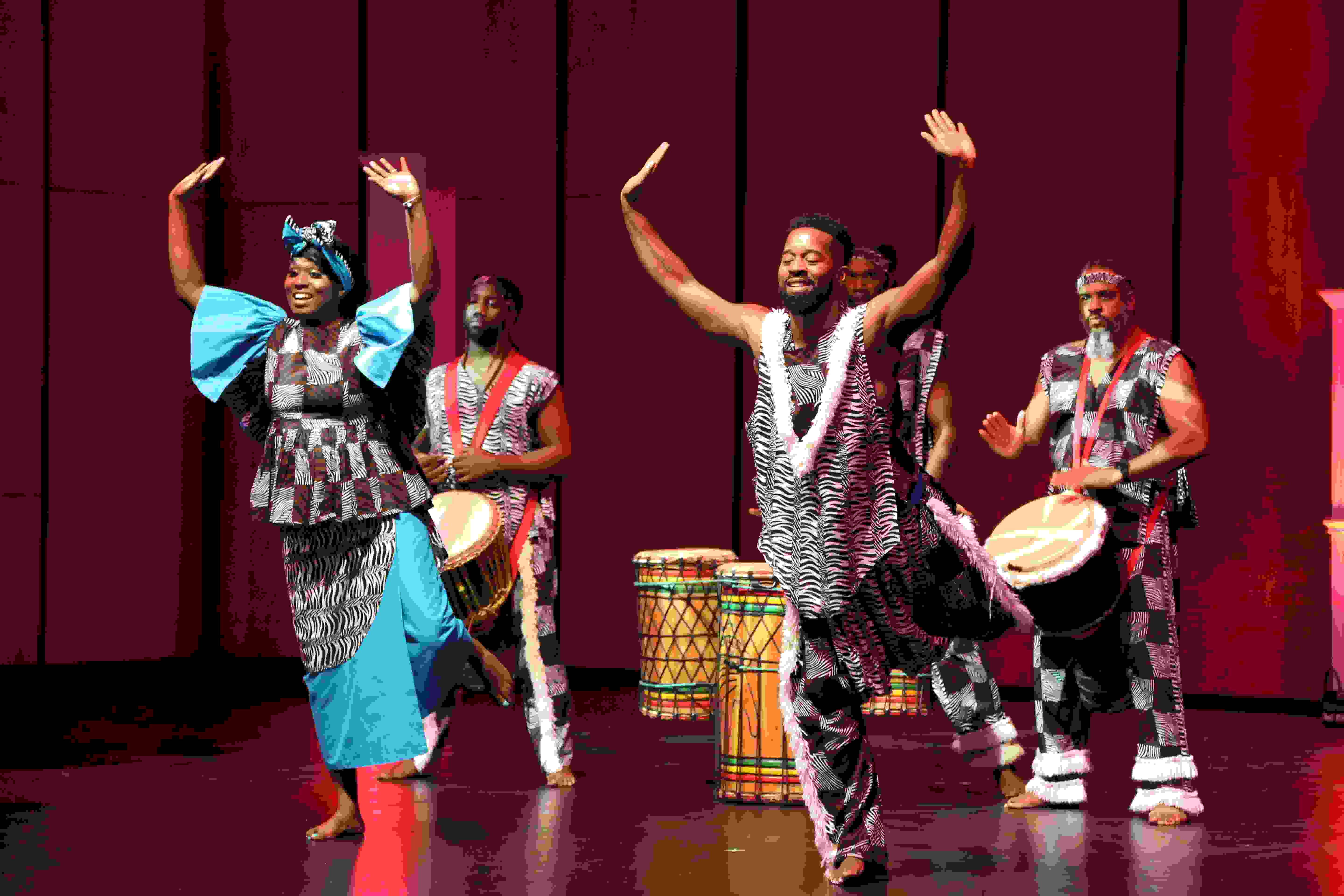 The Bandan Koro African Drum and Dance Ensemble at Fort Worth Opera’s "Night of Black Excellence"