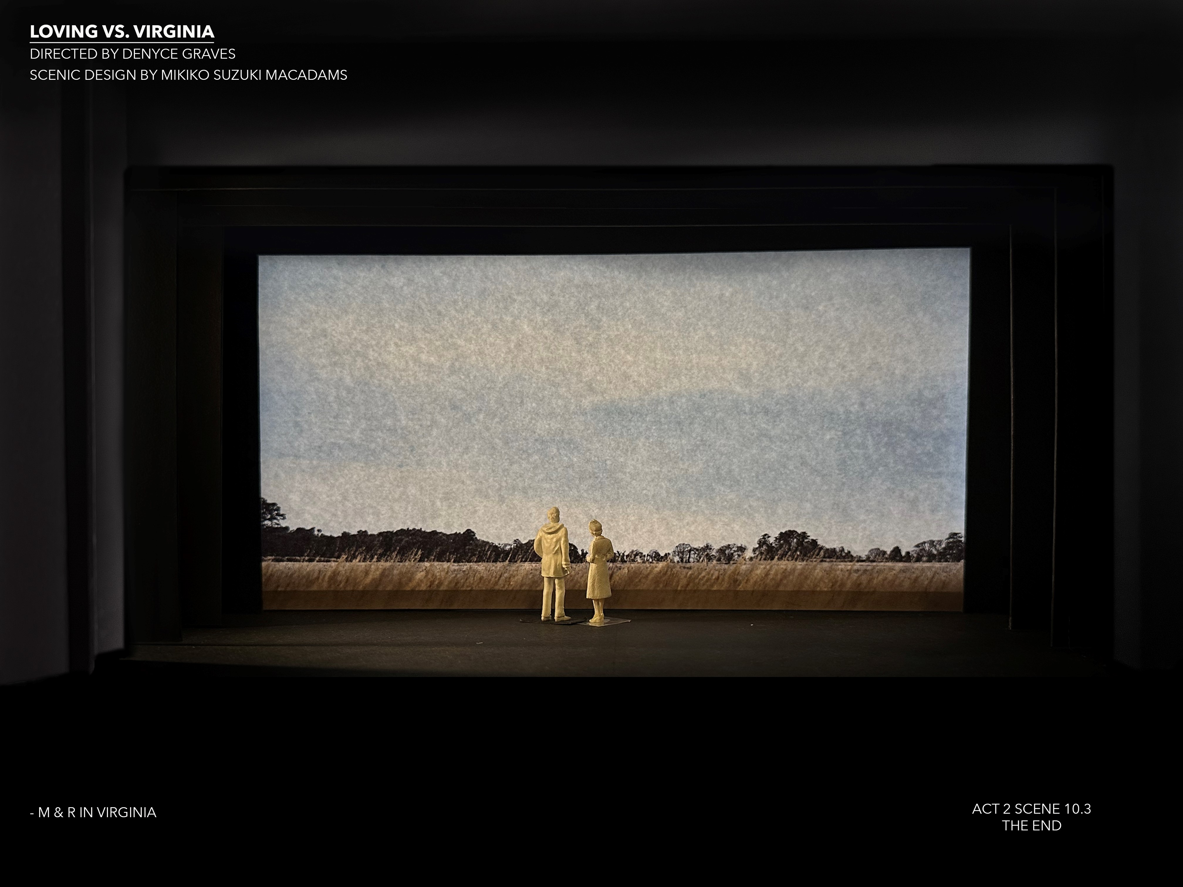 A set rendering for Loving v. Virginia by scenic designer Mikiko Suzuki MacAdams (image: Courtesy of Virginia Opera)