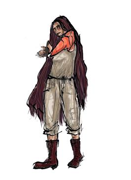 Costume design for the Fox in The Little Prince