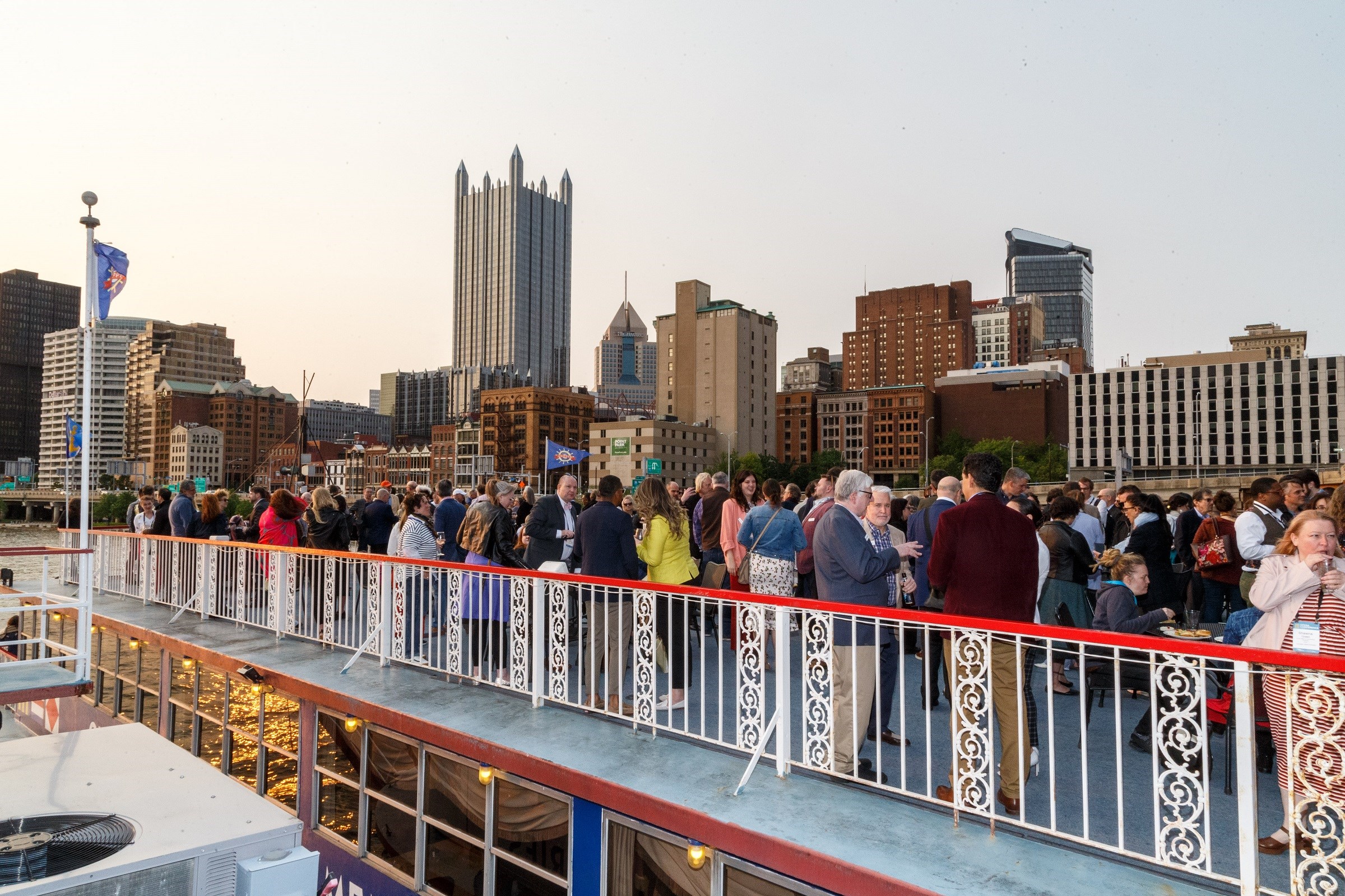 Conference attendees boarded the Gateway Clipper for the Host Company Reception (photo: David Bachman Photography)