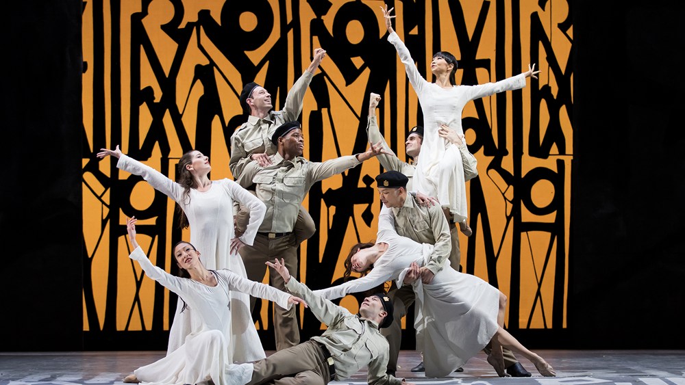Members of Jessica Lang Dance in Aida at Washington National Opera