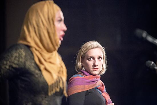 Vira Slywotzky and Aleksandra Romano in the New Opera Showcase