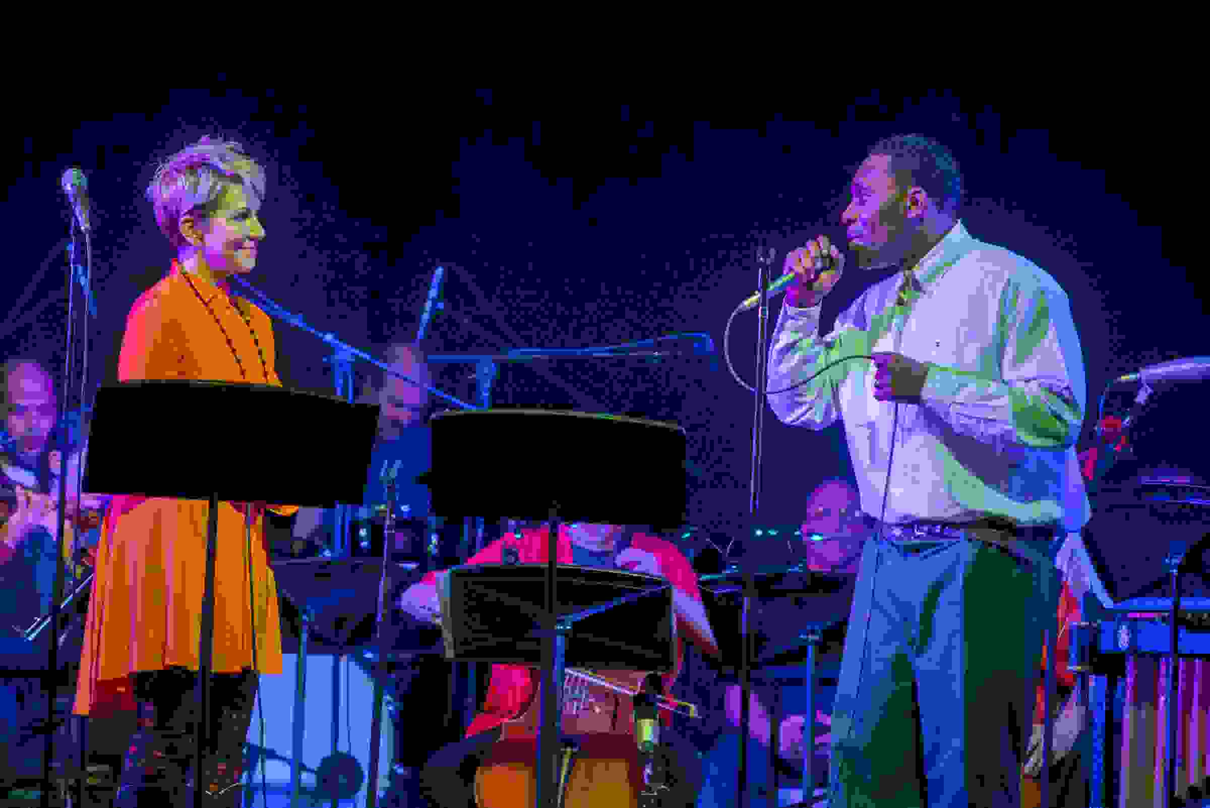 Joyce DiDonato and Joseph Wilson performing at Sing Sing Correctional Facility