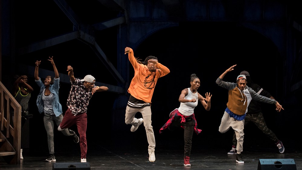 The Blu Rhythm Collective performs as part of the Chicago Voices initiative at Lyric Opera of Chicago.