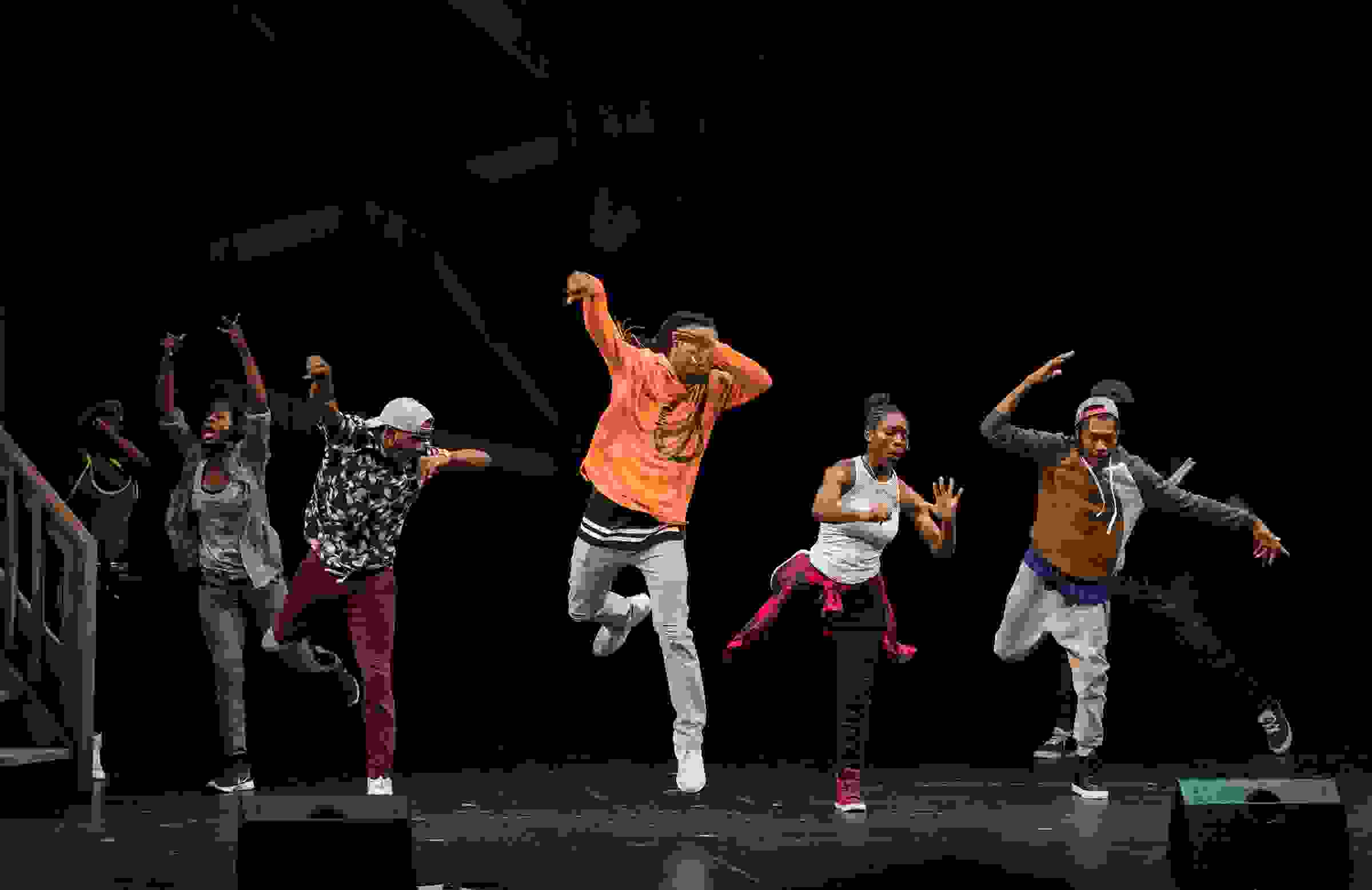 The Blu Rhythm Collective performs as part of the Chicago Voices initiative at Lyric Opera of Chicago.