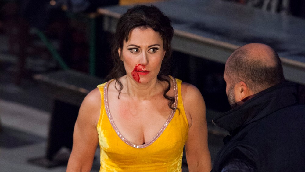 Veronica Simeoni in Carmen at the Teatro del Maggio Musicale Fiorentino