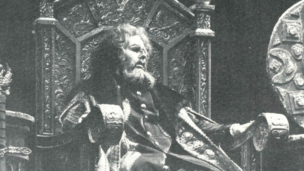 James Morris in Boris Godunov at Tulsa Opera in 1980