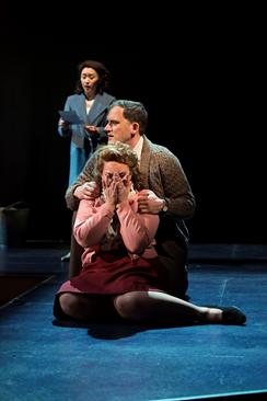 Hae Ji Chang, Morgan Smith and D’Ana Lombard in An American Dream in 2015 at Seattle Opera