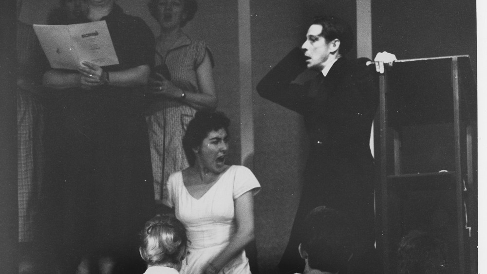 Phyllis Curtin and Norman Treigle rehearse Carlisle Floyd’s Susannah at New Orleans Opera in 1962