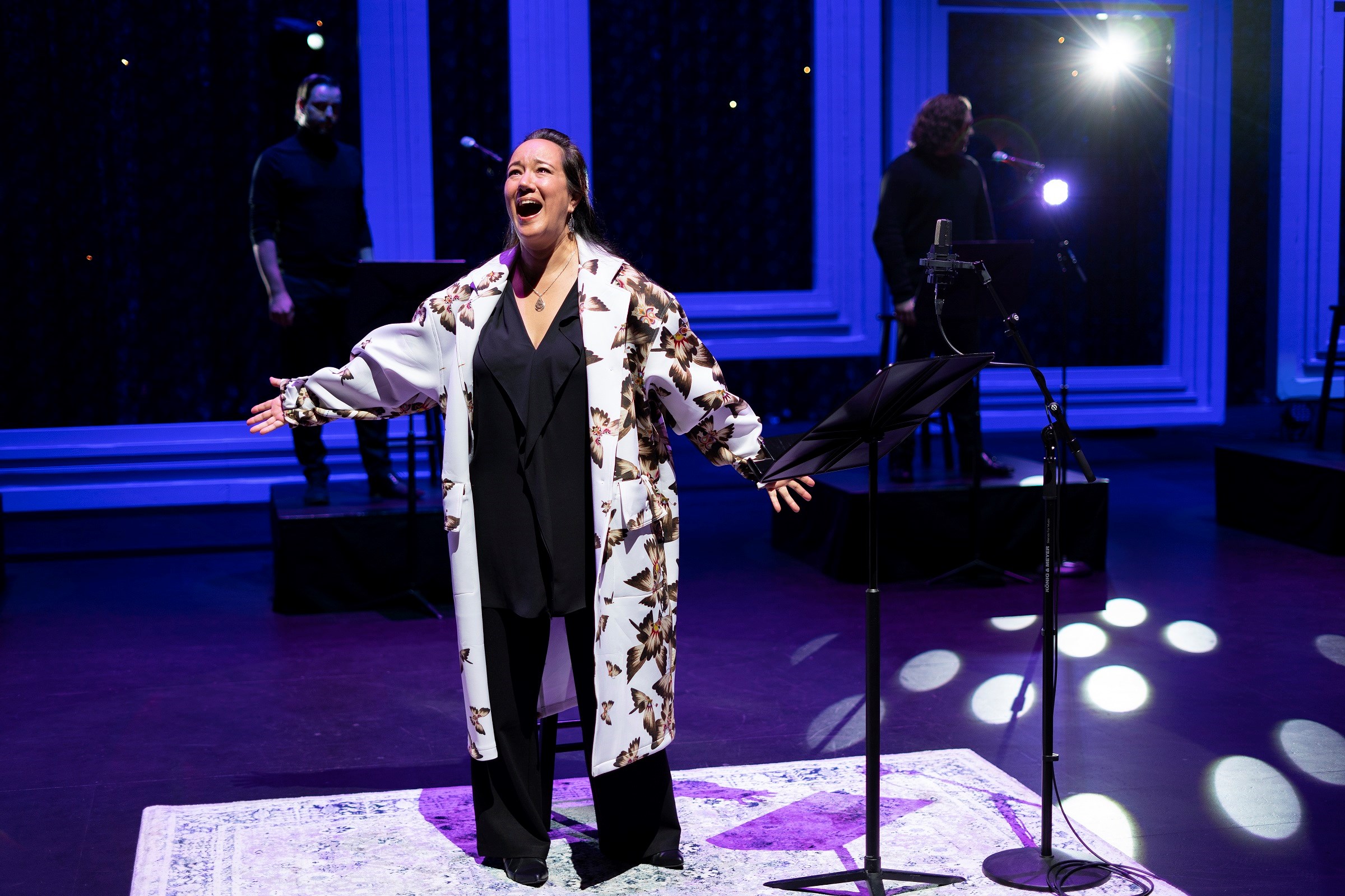 Marion Newman in Indians on Vacation, part of Edmonton Opera's Wild Rose Opera Project