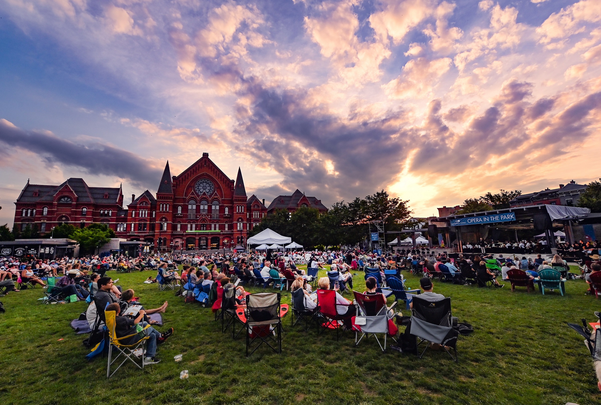 Cincinnati Opera offers a free “Opera in the Park” concert every summer. (photo: Philip Groshong)