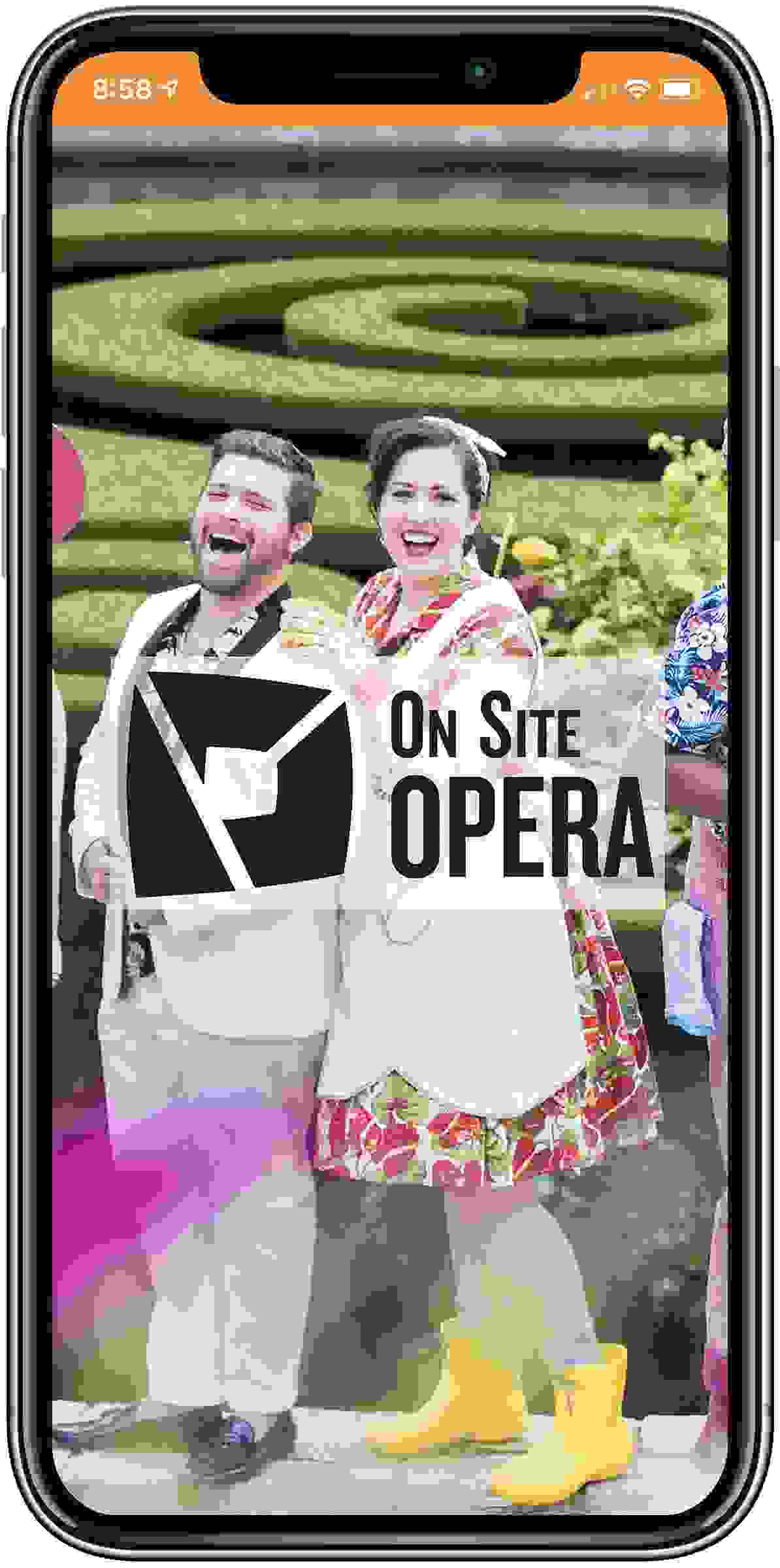 On Site Opera's mobile app