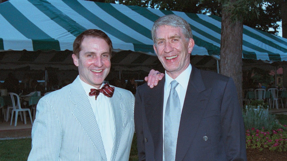 Charles MacKay with Richard Gaddes
